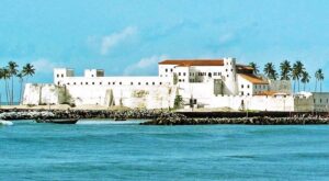 A picture of Elmina castle in Capecoast- Ghana- December In Ghana