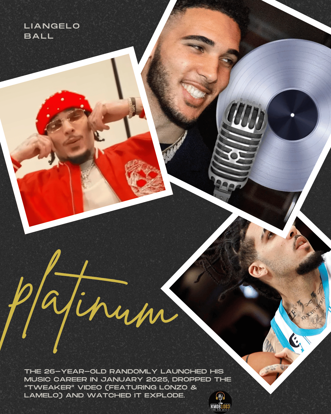 LiAngelo Ball Just Went PLATINUM With “Tweaker”