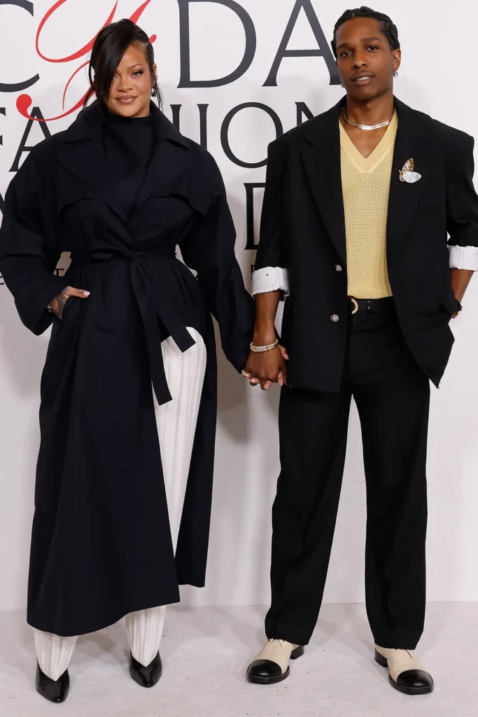 A$AP Rocky Fashion Icon 2025 CFDA Awards with Rihanna)