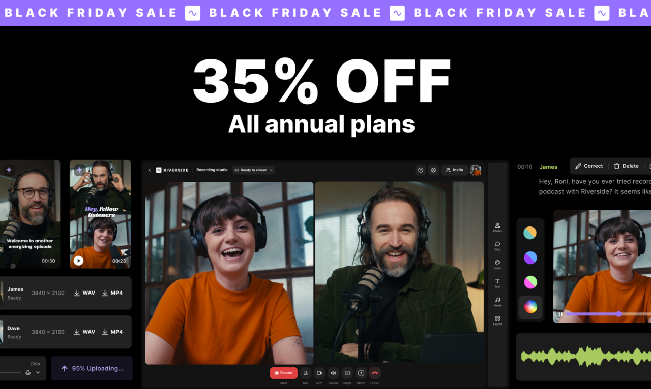 The Sound of Luxury: Riverside Black Friday Is the Time to Invest in Broadcast Excellence