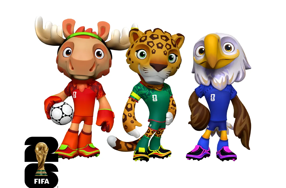 Clutch, Maple, and Zayu introduce themselves as 2026 World Cup mascots | Stars and Stripes FC