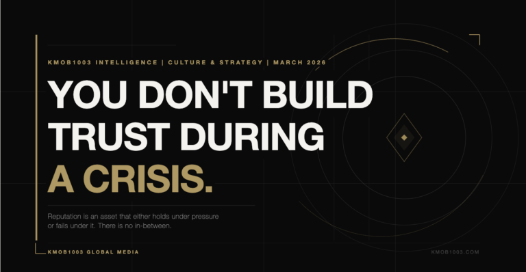 You Don’t Build Trust During a Crisis