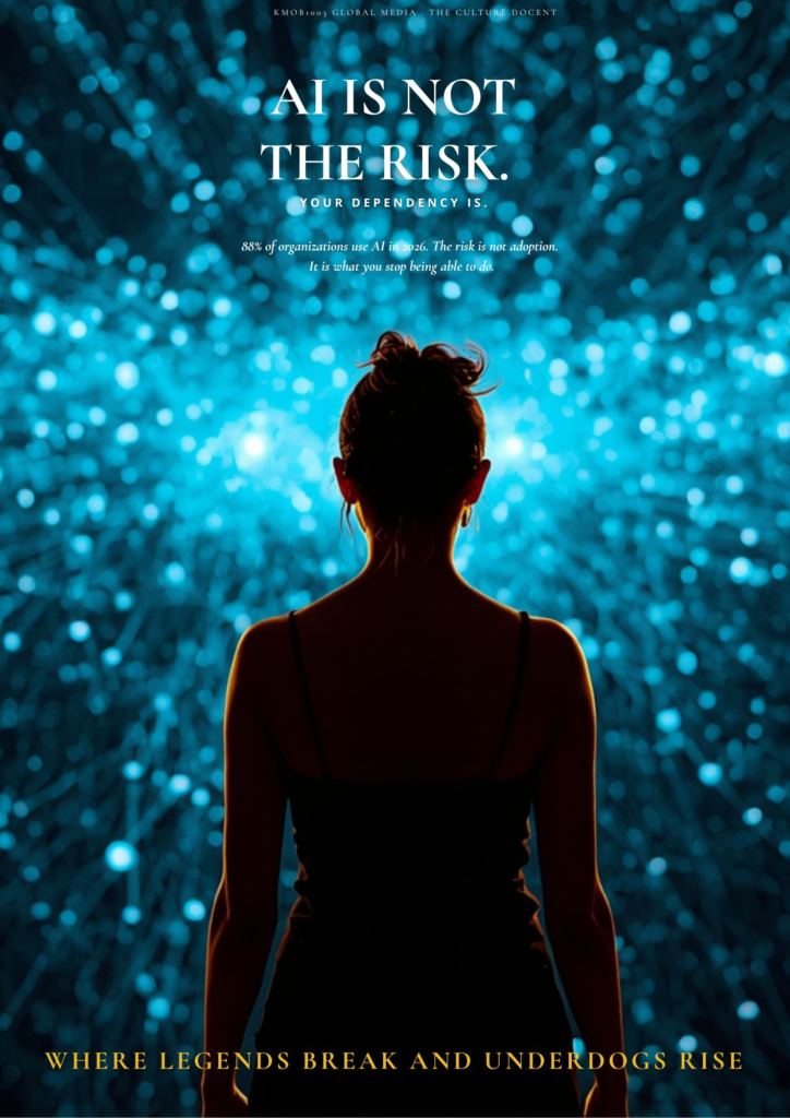 AI dependency risk 2026 — KMOB1003 Global Media institutional intelligence report on AI overreliance operator strategy and human judgment in the creator economy