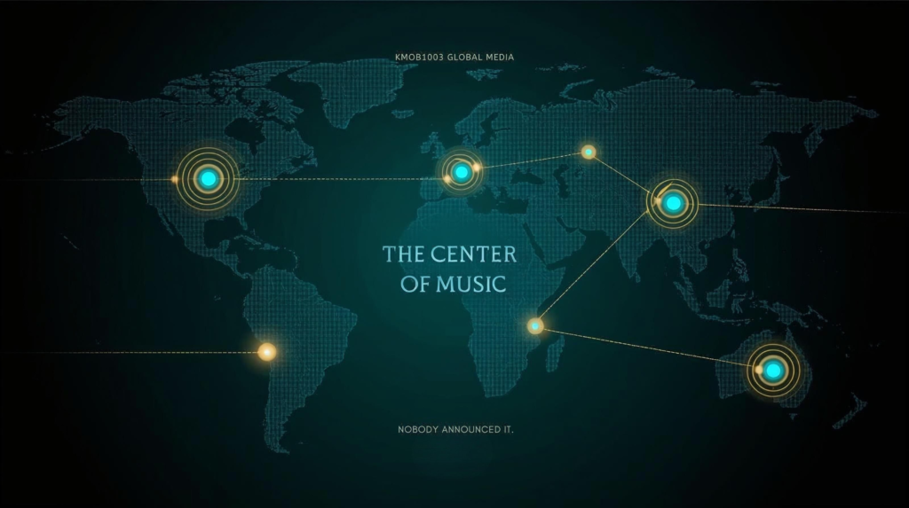 The Center of Music Collapsed — KMOB1003 Global Media — Global Sound Infrastructure