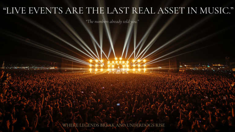 Live Events Are the Last Real Asset in Music