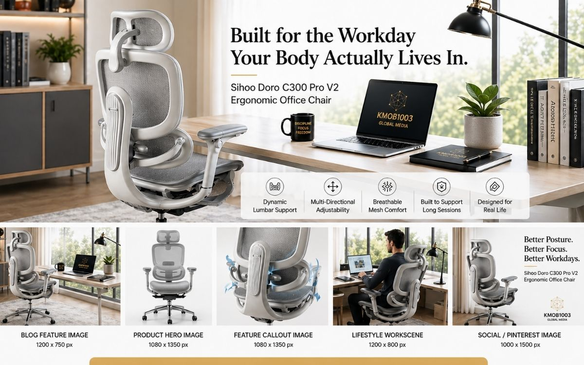 Sihoo Ergonomic Chair — KMOB1003 Workspace Partner