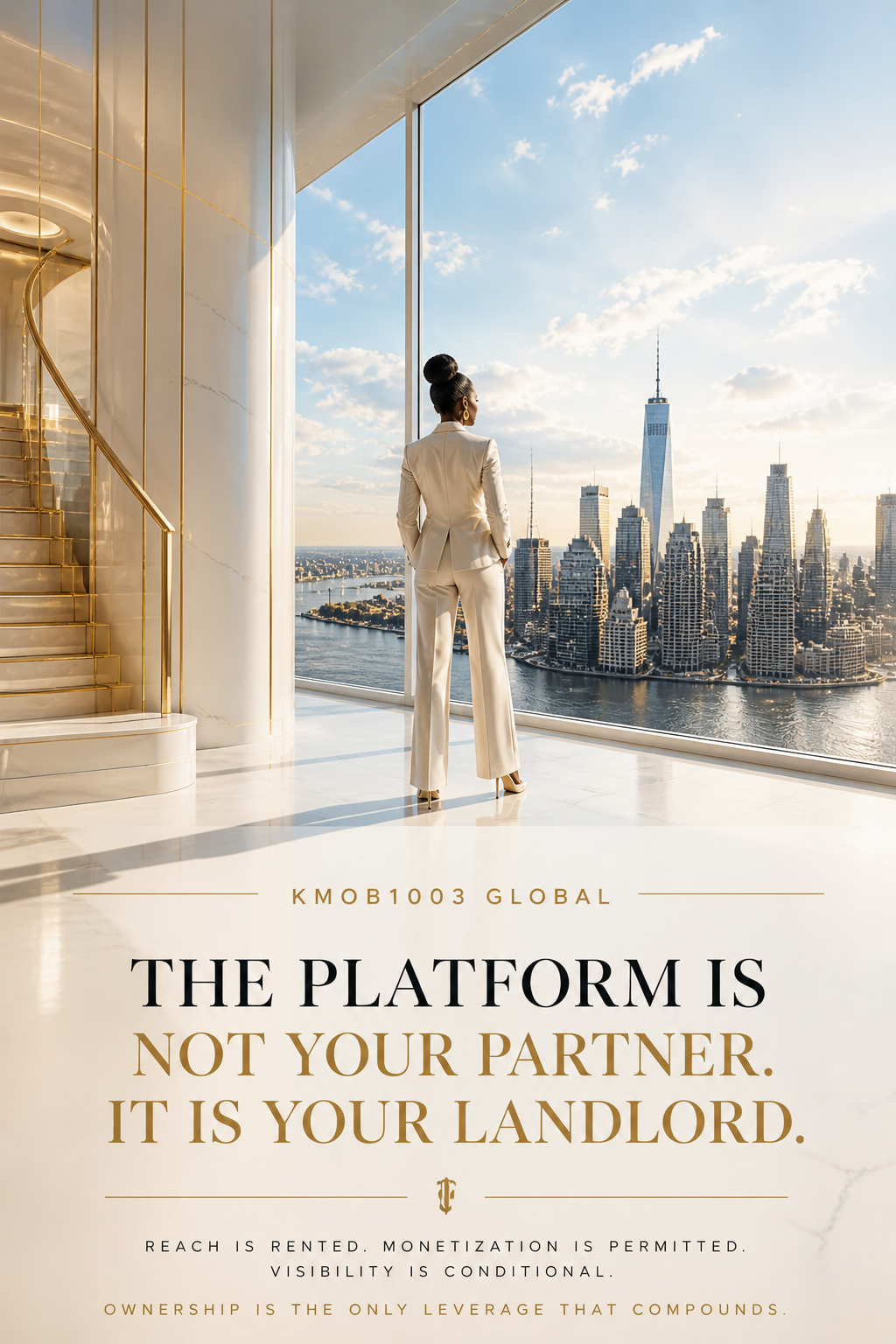 The Platform Is Not Your Partner. It Is Your Landlord.