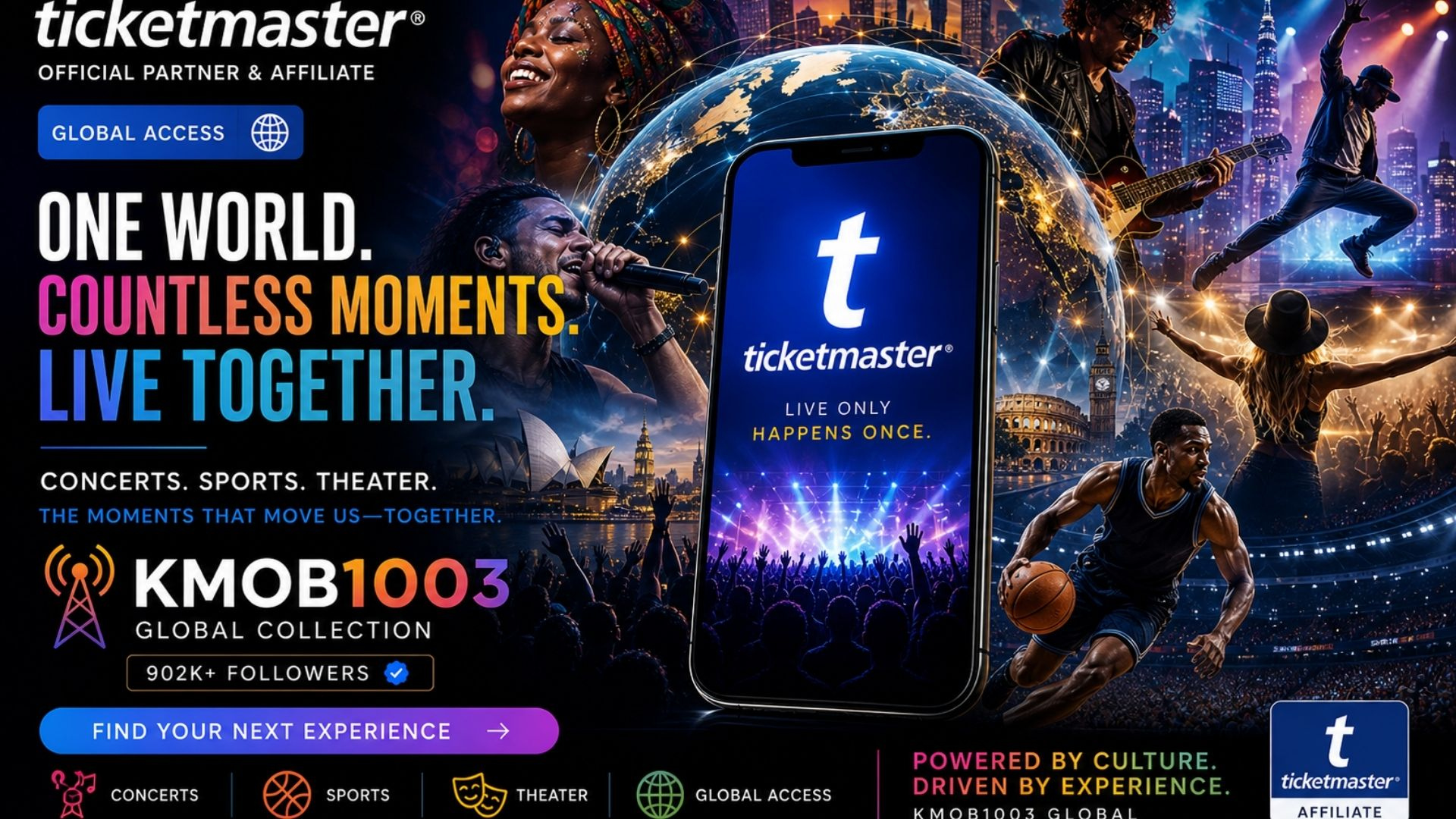 Ticketmaster
Global