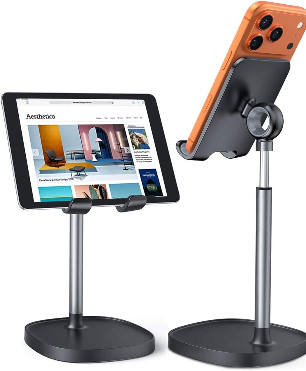 LISEN Cell Phone Stand for Desk — stable phone setup for creators and operators monitoring feeds, captions, and social search.
