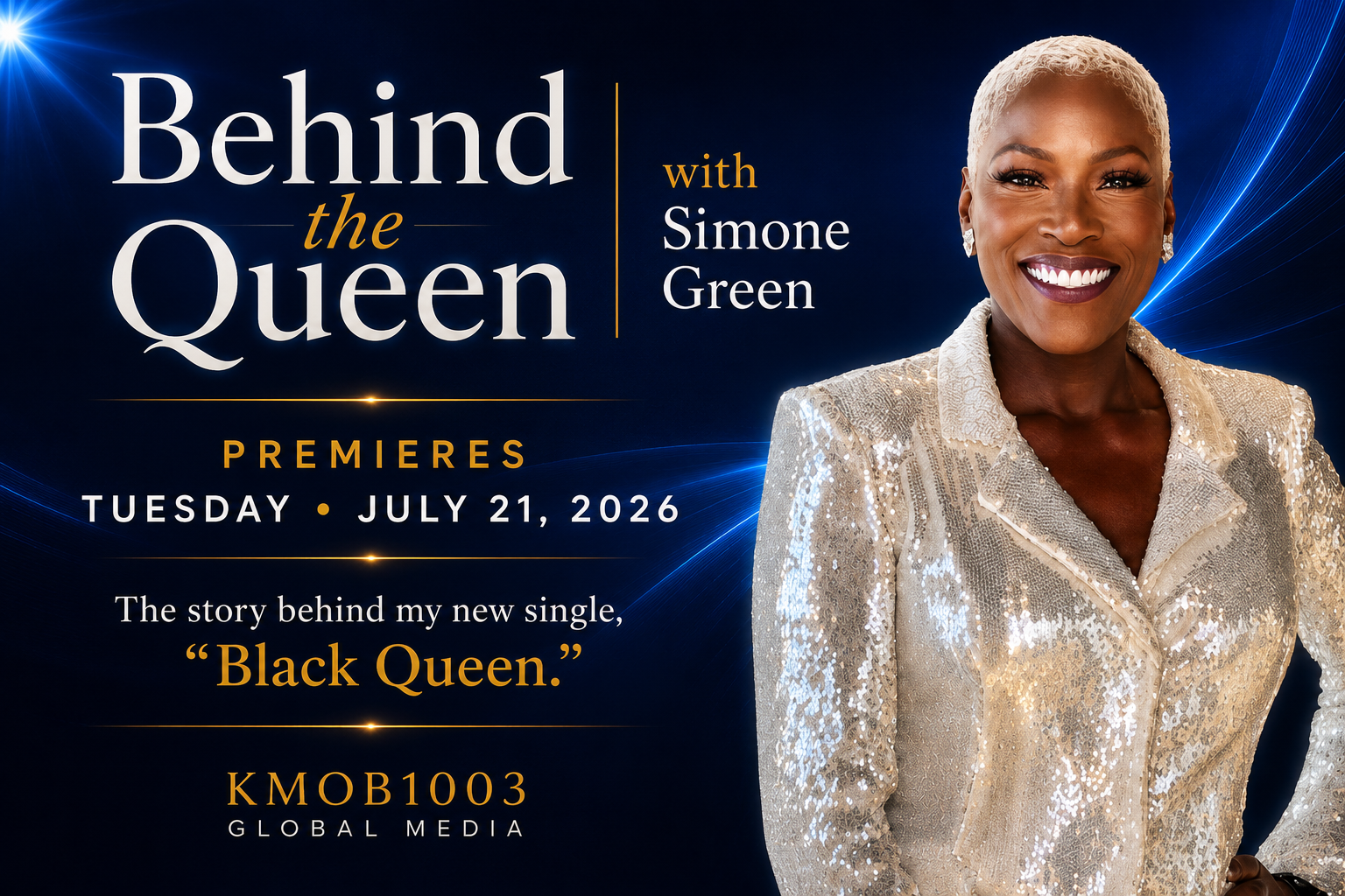 Behind the Queen with Simone Green — premiering July 21, 2026