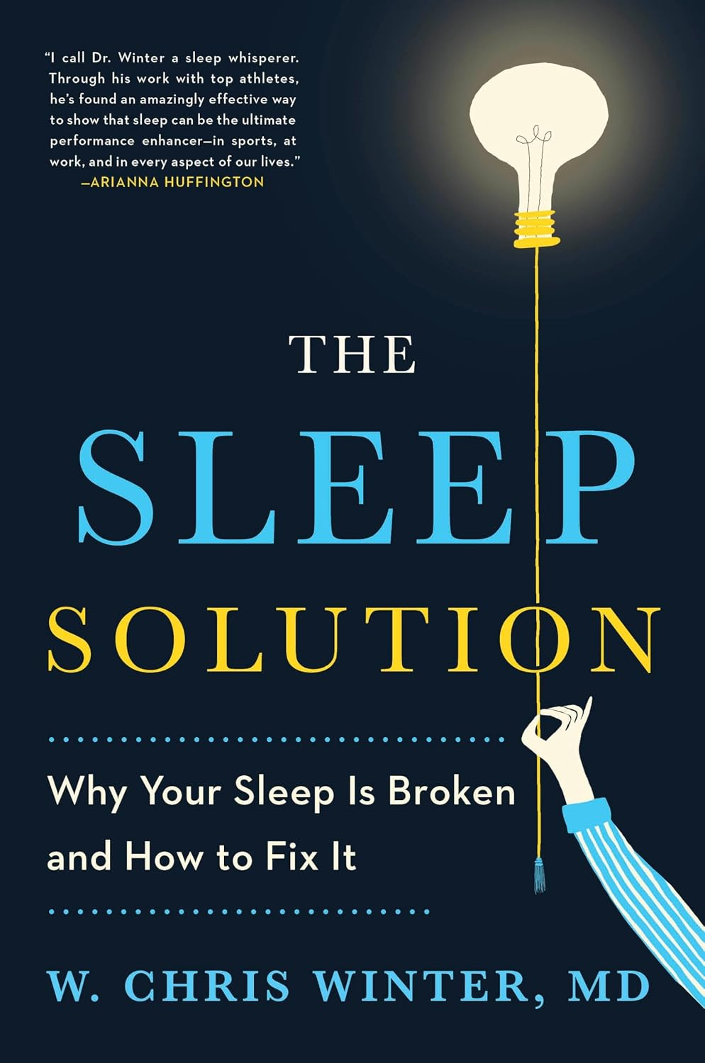Book cover for The Sleep Solution by W. Chris Winter, M.D.
