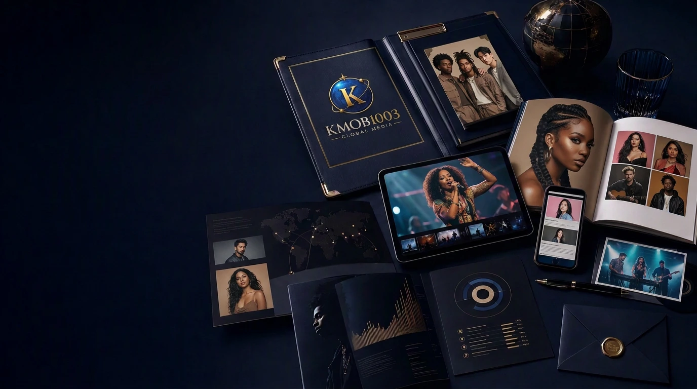 KMOB1003 Artist Services — global roster of artists and editorial materials