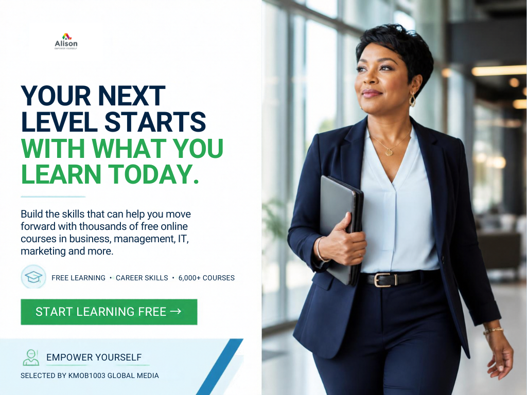 Alison online learning affiliate advertisement