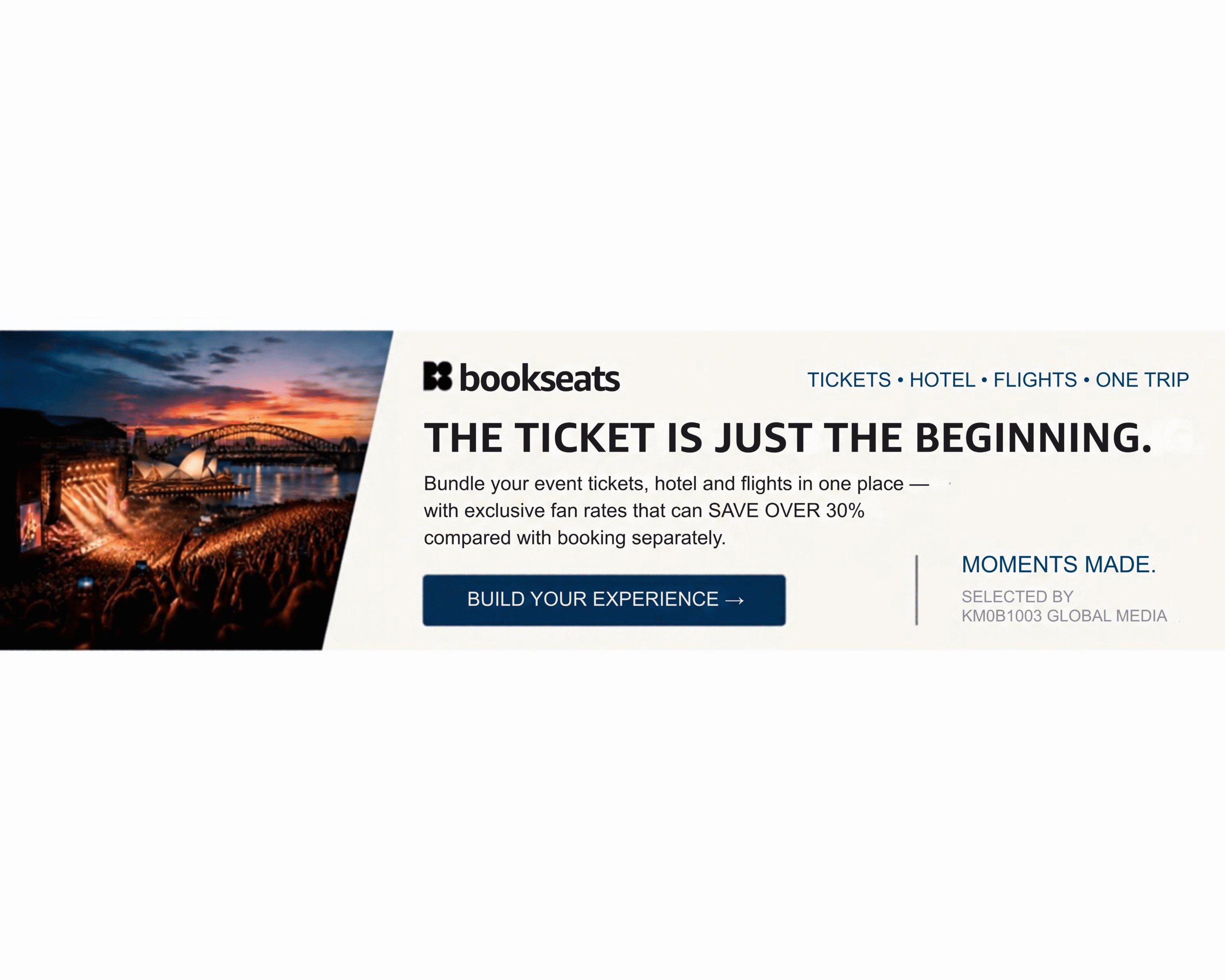 BookSeats affiliate advertisement