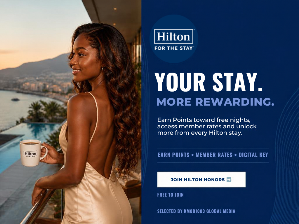Hilton Honors more rewarding stays affiliate advertisement