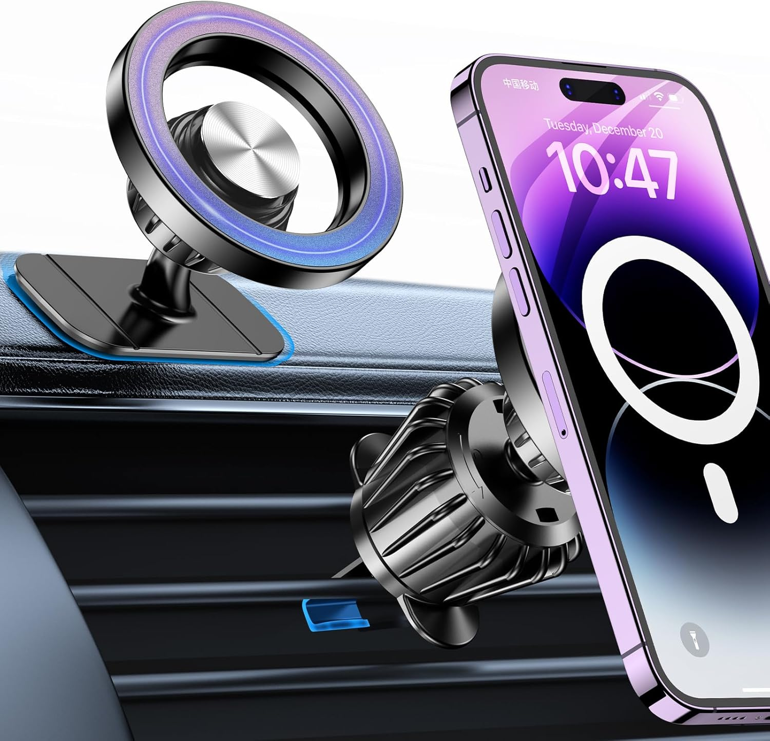 Kaistyle MagSafe car mount for dashboard use