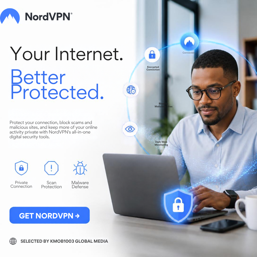 NordVPN online privacy and security affiliate advertisement