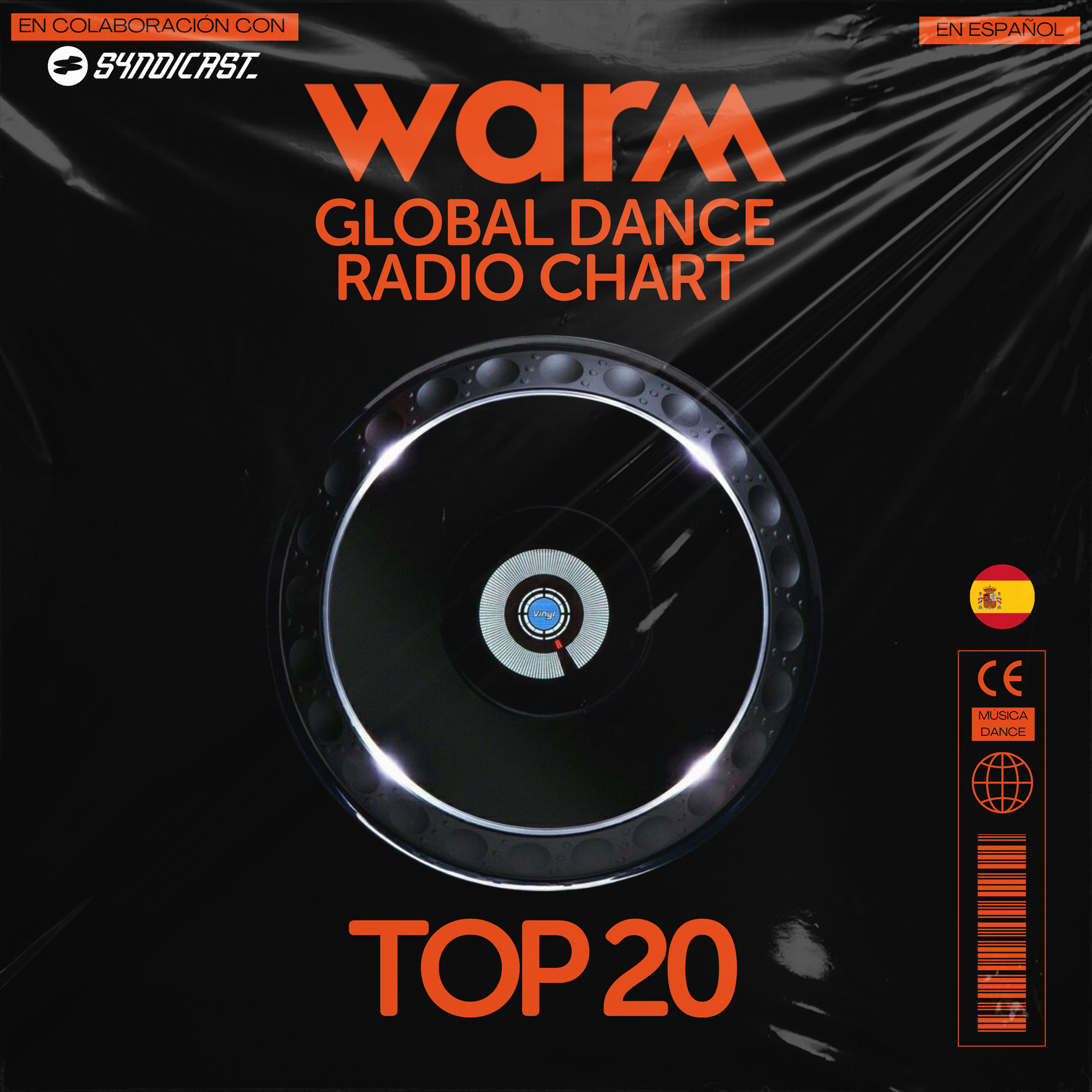 WARM Global Dance Radio Chart Top 20 — En Español cover art