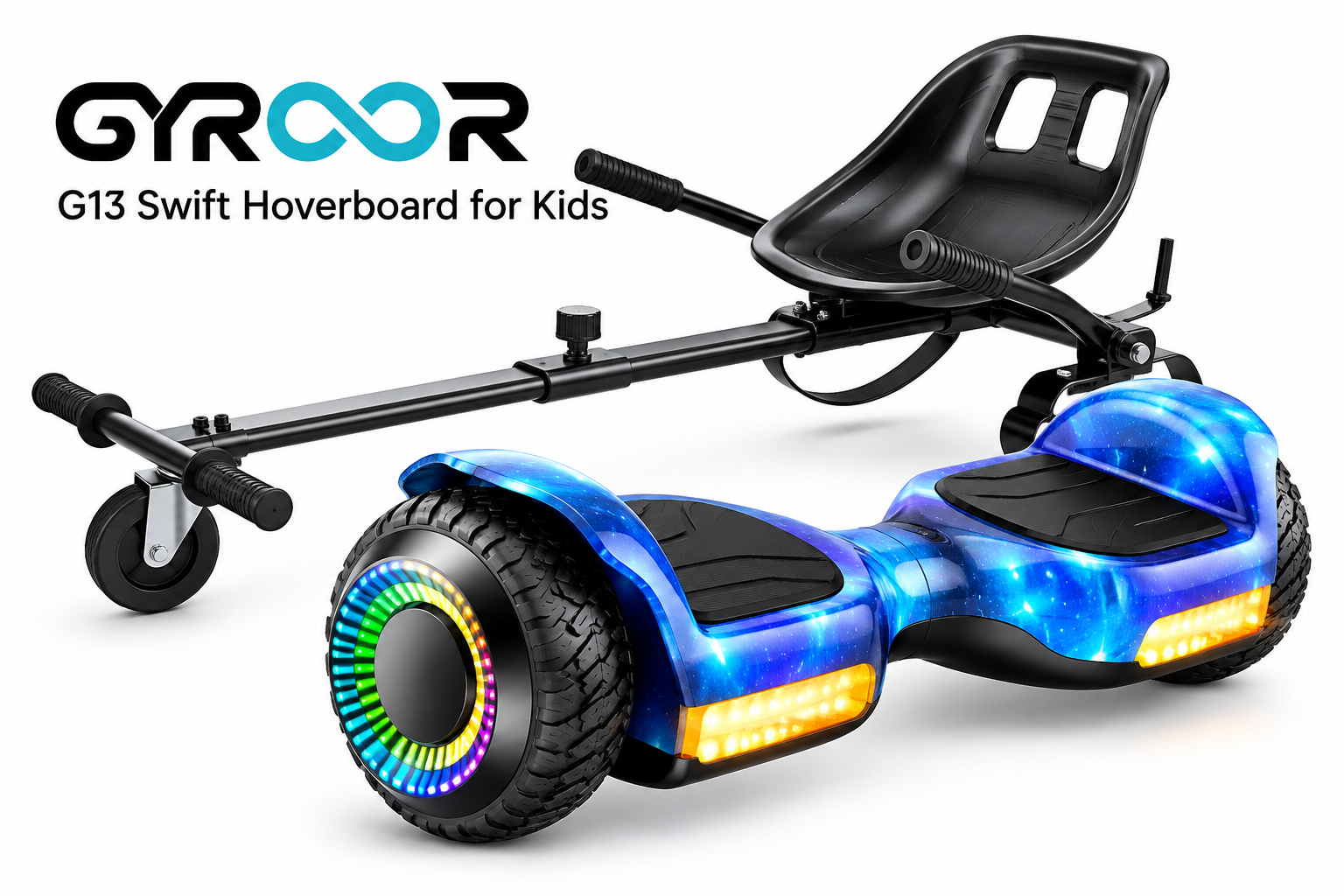 GYROOR hoverboard and go-kart set affiliate advertisement