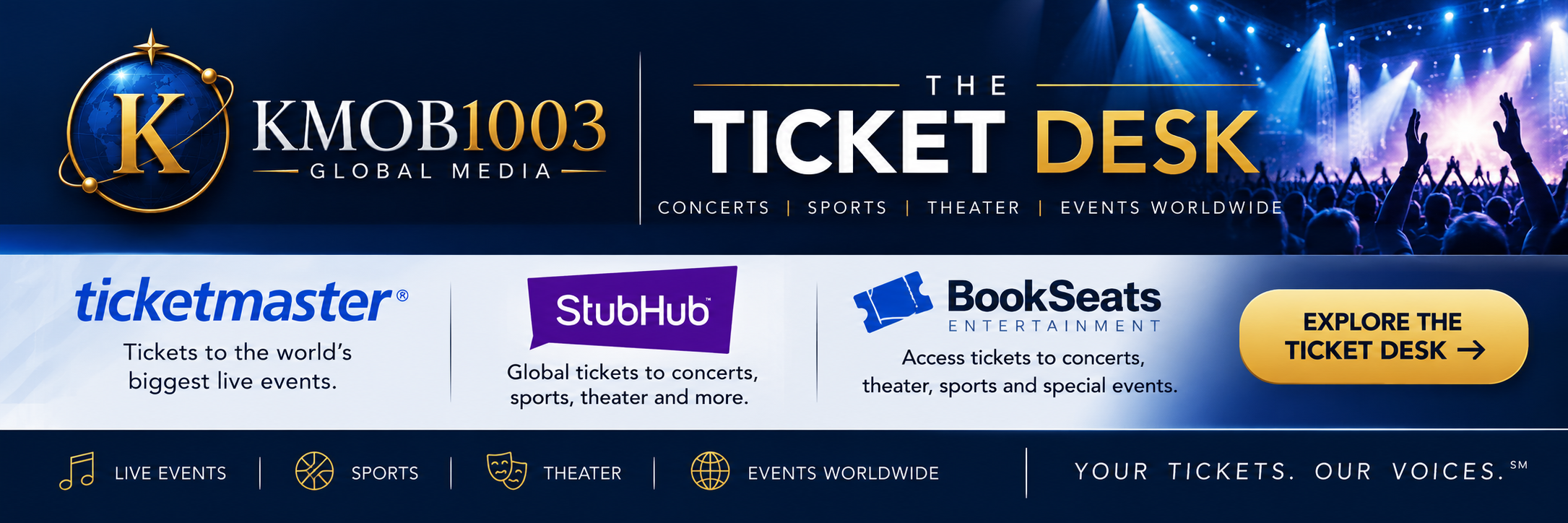 KMOB1003 Global Ticket Desk banner