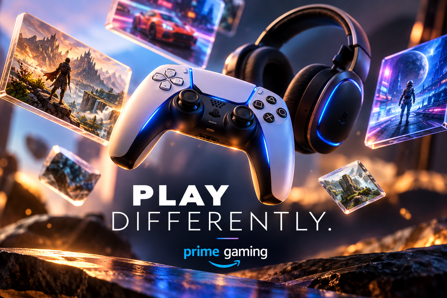 Play Differently Prime Gaming advertisement