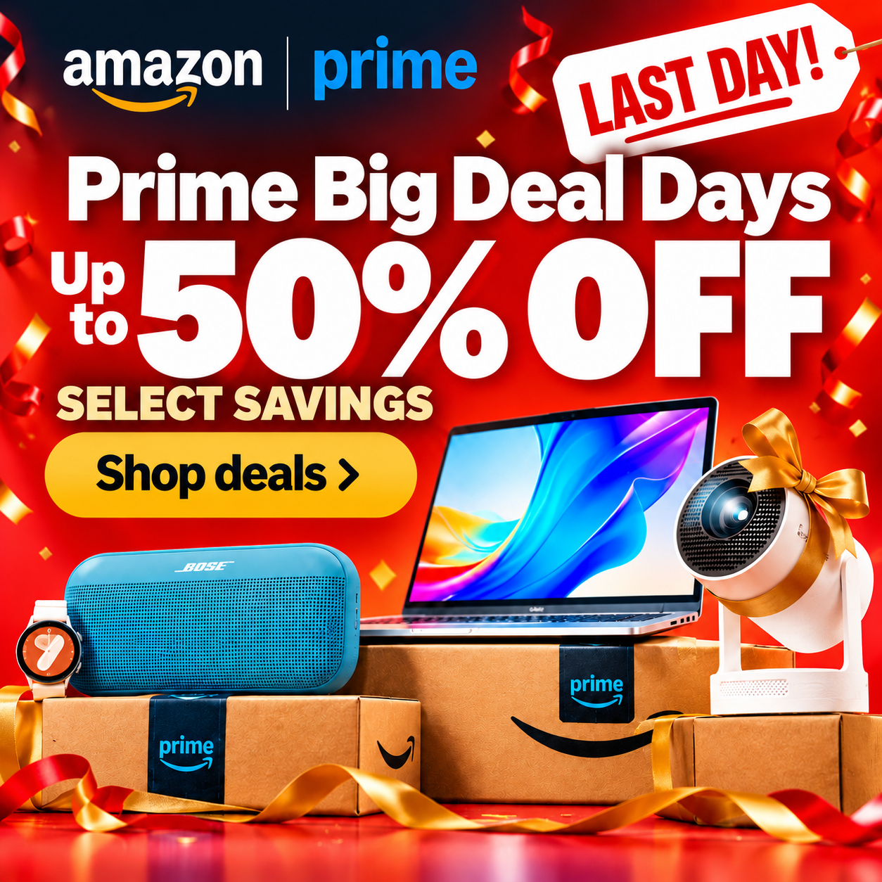 Amazon Prime Big Deal Days affiliate advertisement