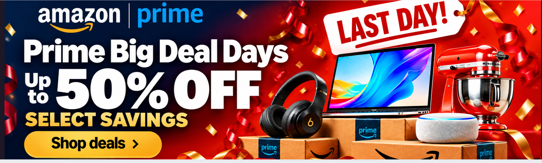 Amazon Prime Big Deal Days affiliate advertisement