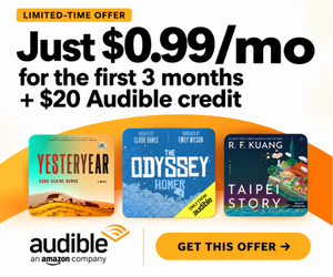 Audible affiliate advertisement
