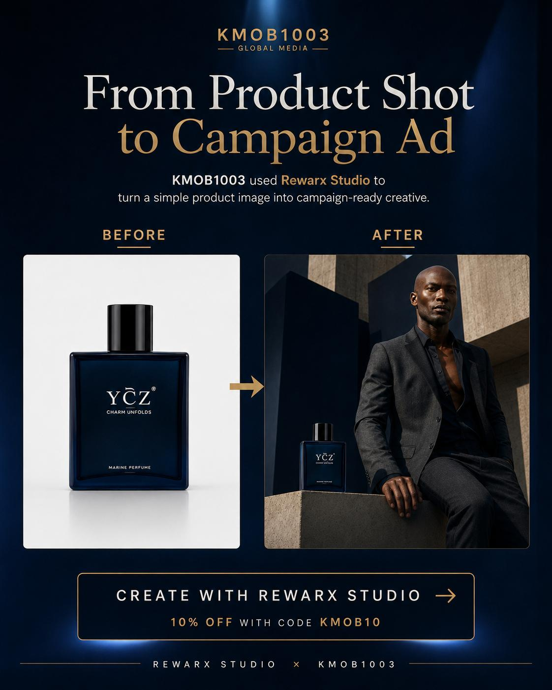 Rewarx Studio creative production affiliate advertisement